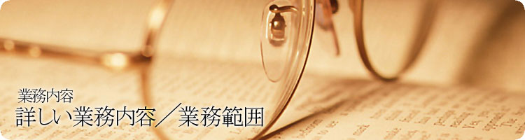 �ڂ����Ɩ����e�^�y�ыƖ��͈�